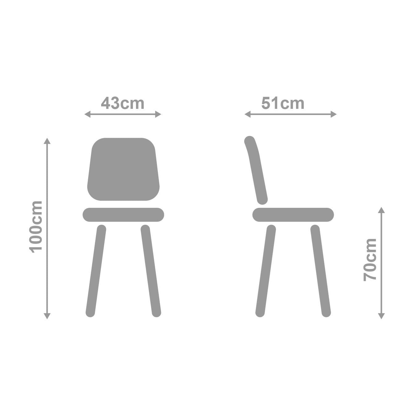 TABURETE DISEÑO (Pack 4 unidades)