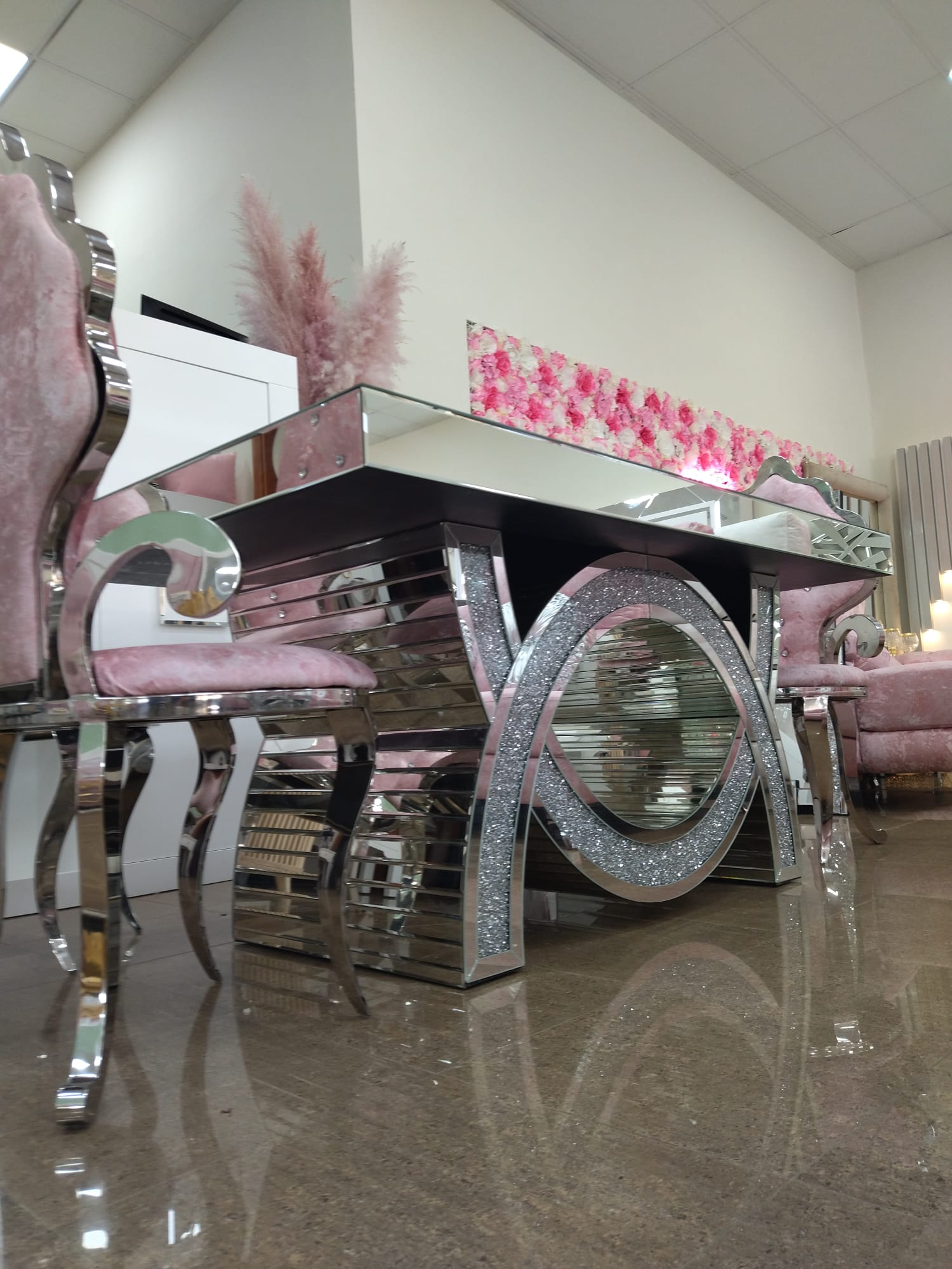 Mesa comedor cristal