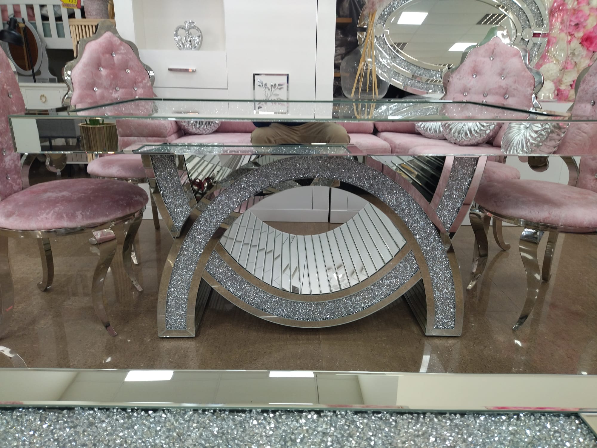 Mesa comedor cristal