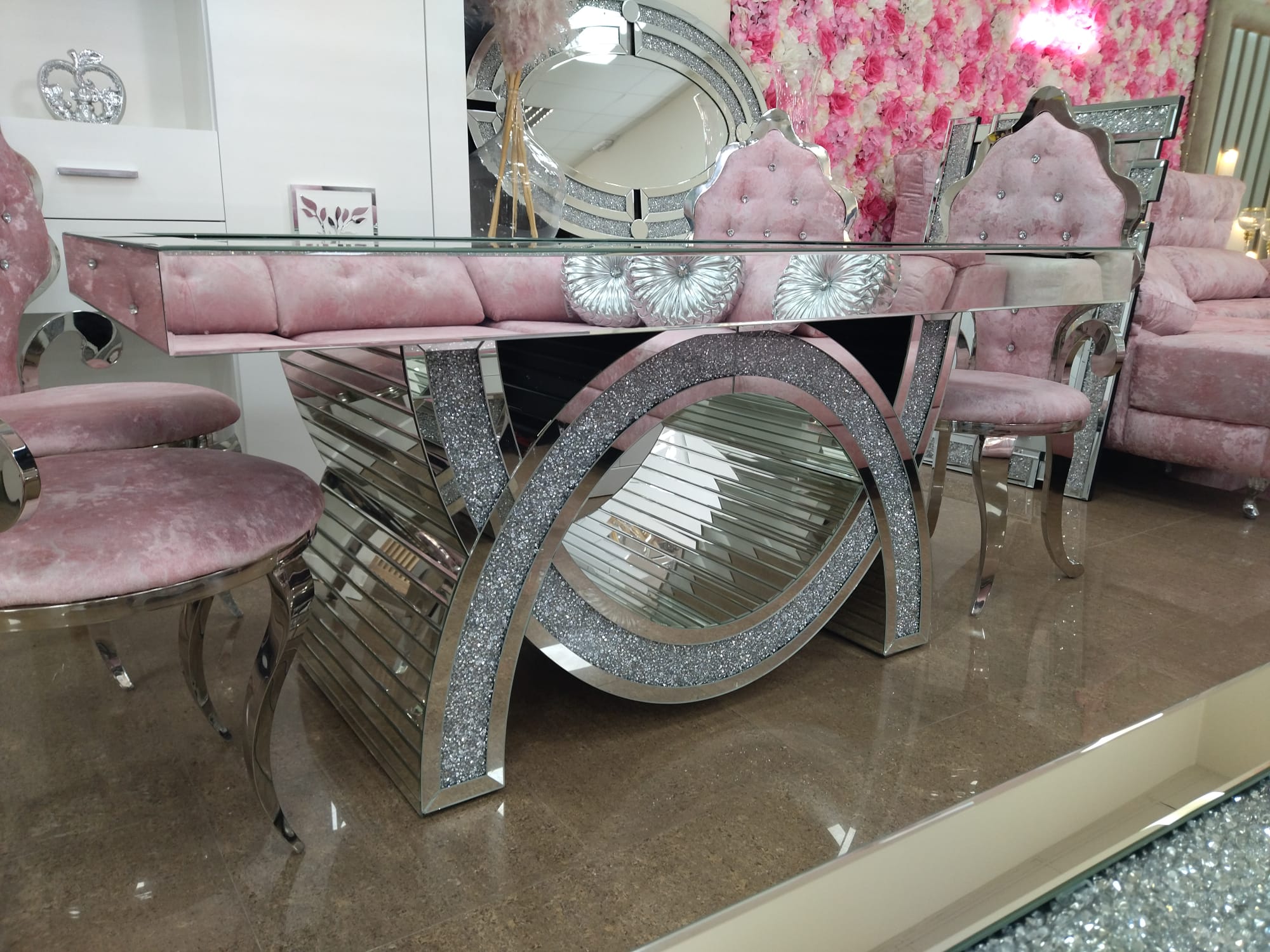 Mesa comedor cristal