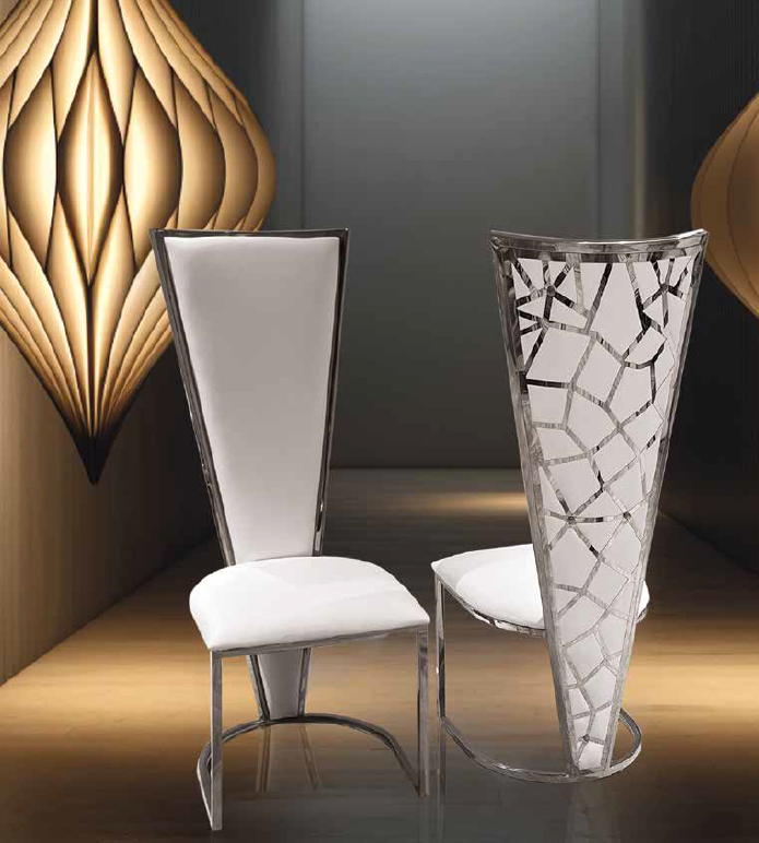Silla Acero Inoxidable Gaudi Plata