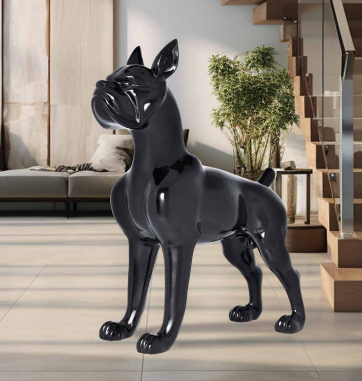 FIGURA BULDOG LACA NEGRO Buldog