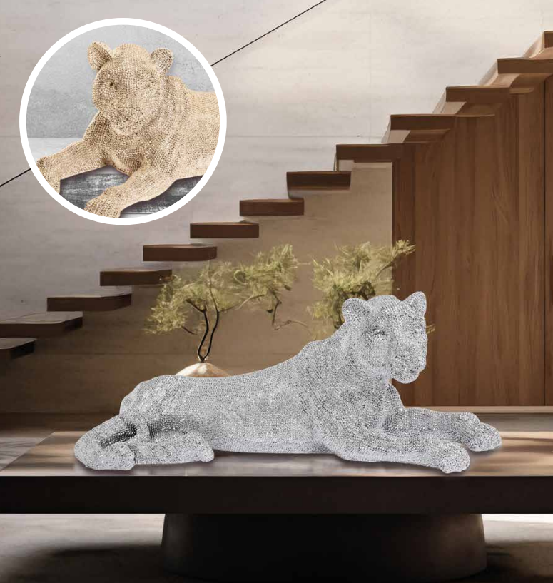 FIGURA PANTERA TUMBADA Panther