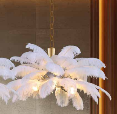 LÁMPARA TECHO PLUMAS Odessa