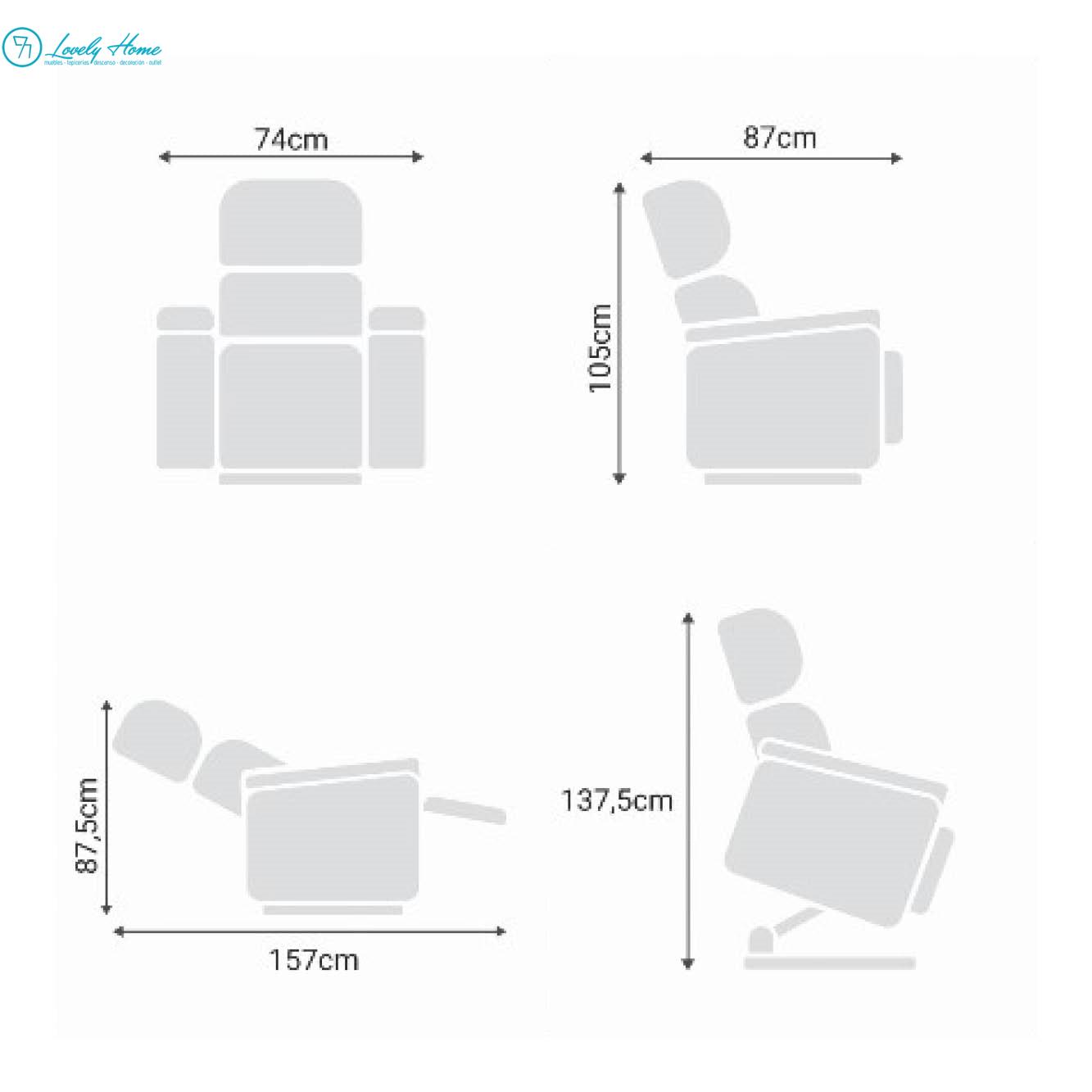 SILLÓN RELAX MOD. HOUSTON - Imagen 5