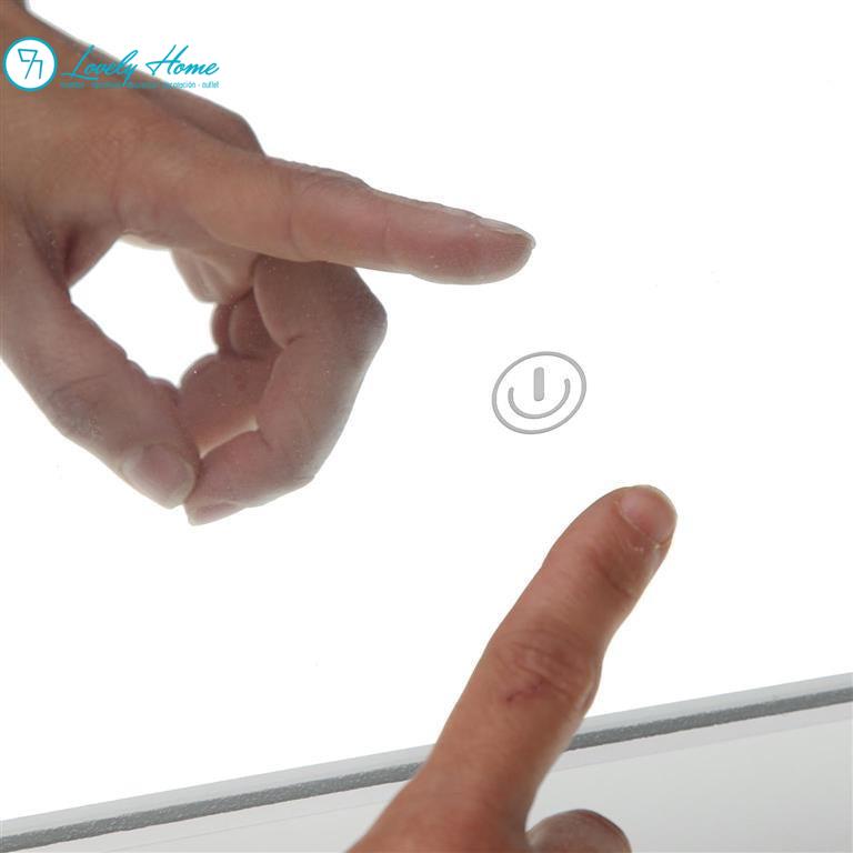 TOCADOR MODER LUZ + TABURETE - COLOR BLANCO - Imagen 6