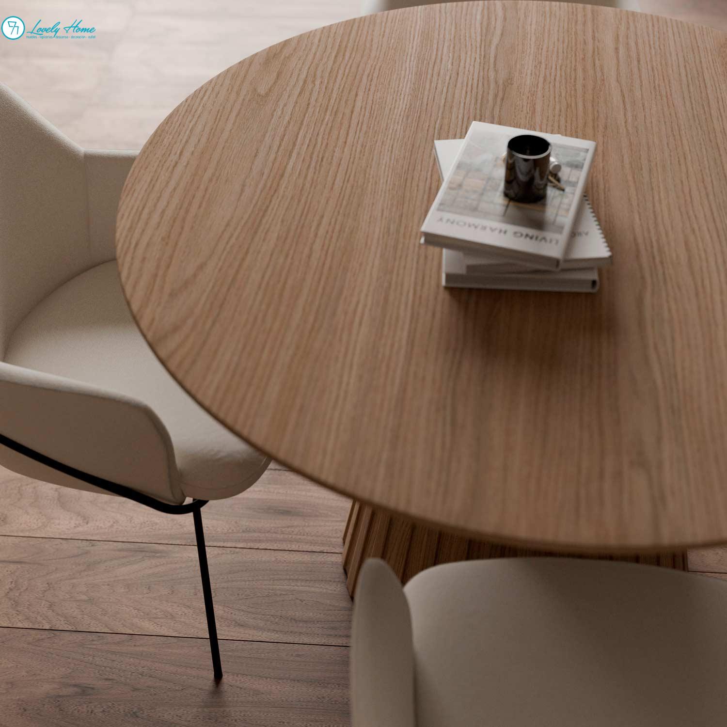 MESA NAYE FIJA 100cm ROBLE - Imagen 2