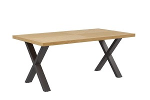 MESA PRISCELLA FIJA ROBLE-NEGRO