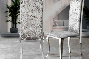 SILLA MODERNA ACERO INOX