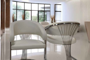 SILLA ACERO INOXIDABLE PLATA Manila