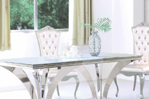 MESA COMEDOR ACERO INOX Valeria