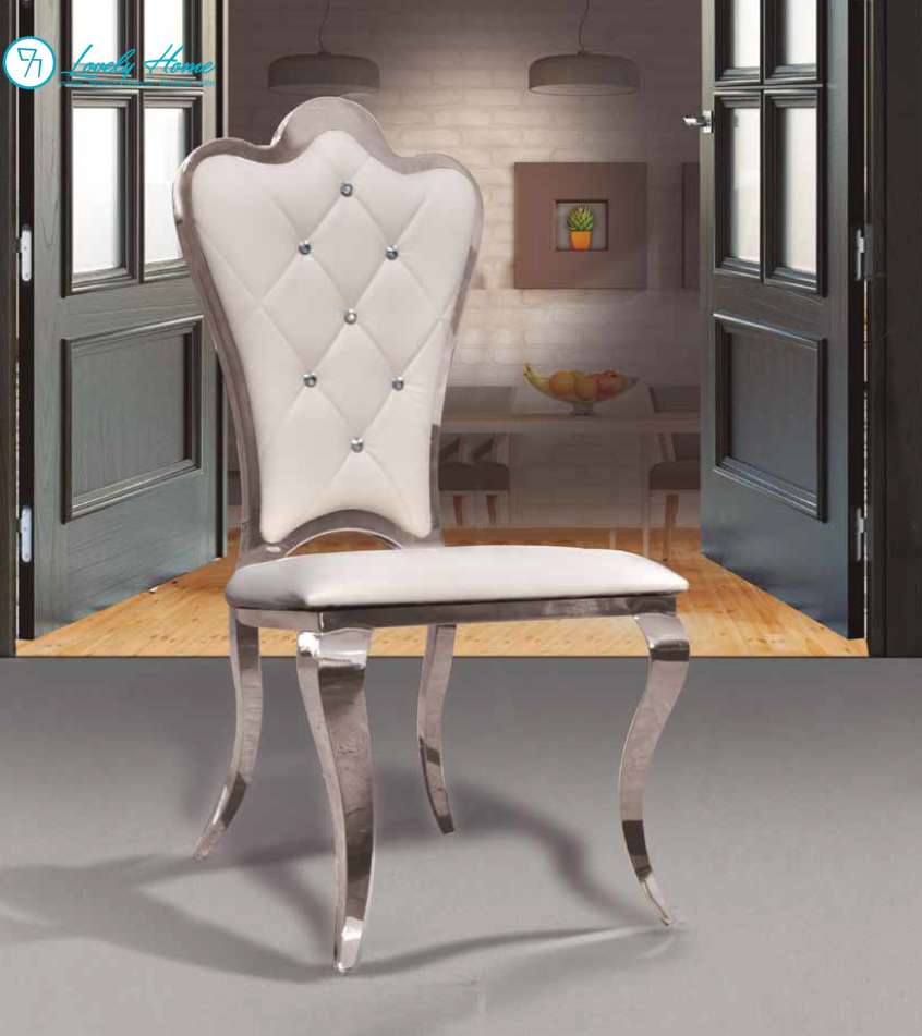 SILLA ACERO INOX Dolce