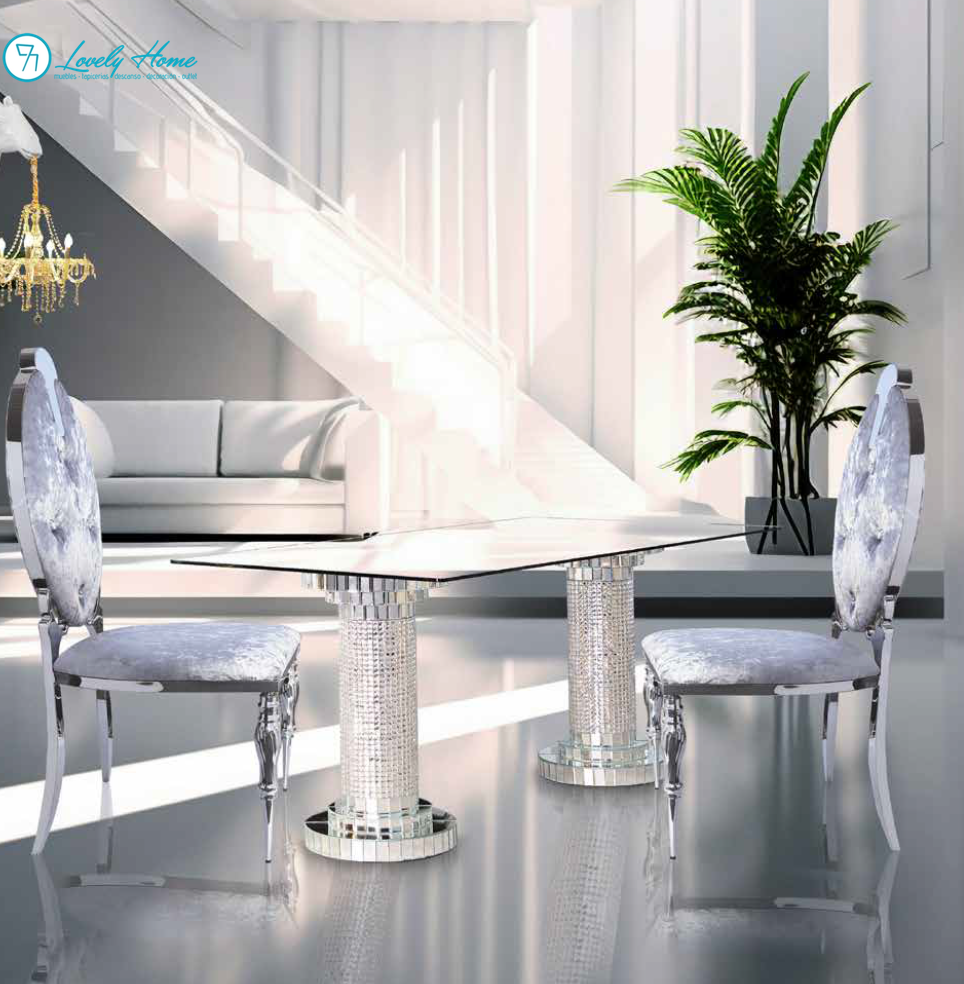MESA COMEDOR CRISTAL Enma