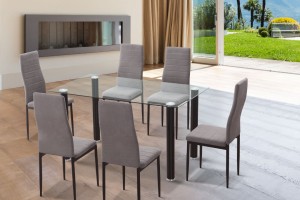 CONJUNTO YURI MESA + 4 SILLAS