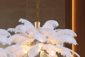 LÁMPARA TECHO PLUMAS Odessa