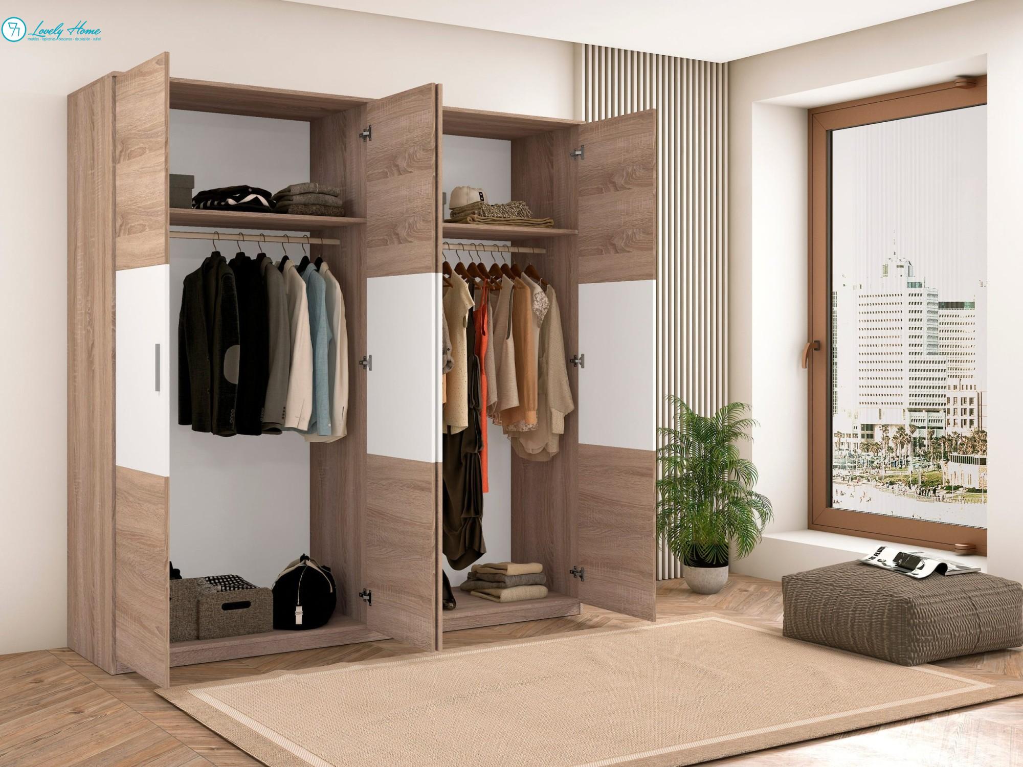 ARMARIO MONIKA 4 puertas (diferentes colores) - Imagen 4