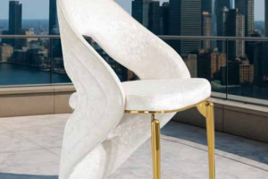 SILLA ACERO INOX ORO Odessa