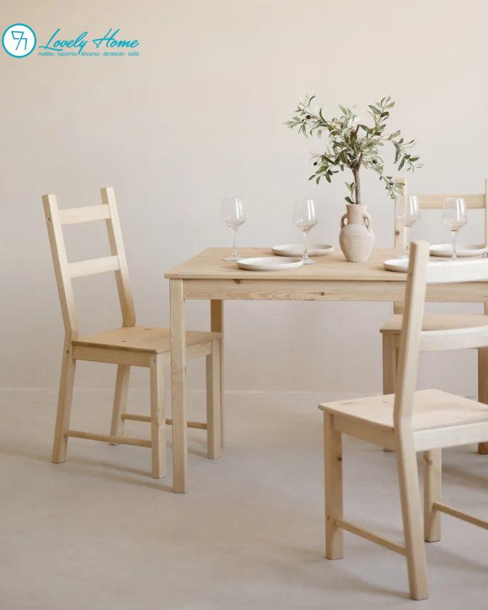 MESA Y 4 SILLAS LUTWO - Imagen 7