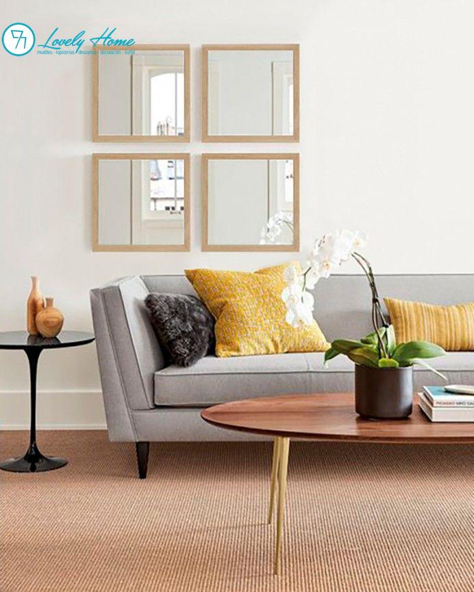 SET 4 ESPEJOS PARED CUADRADO - Imagen 3