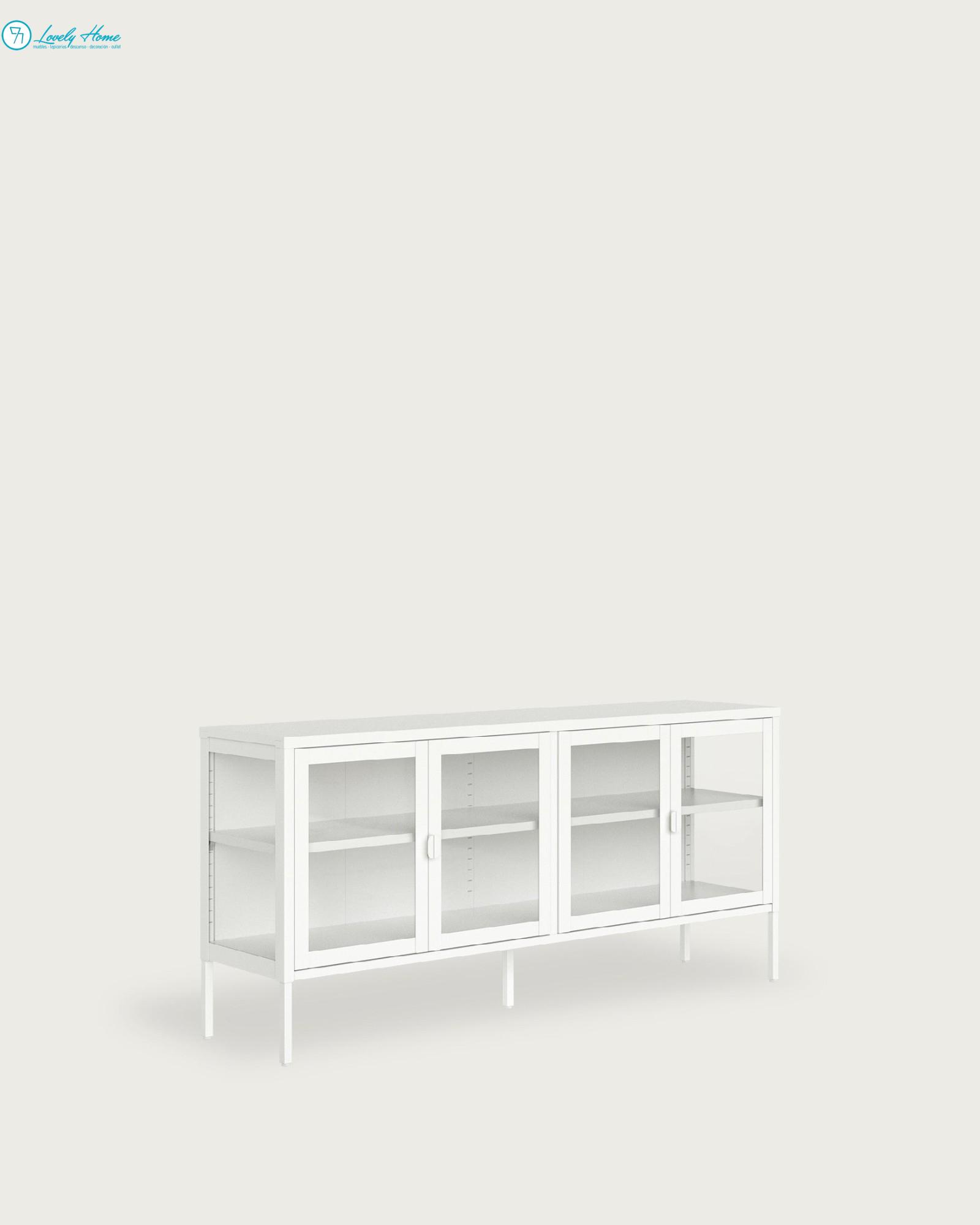 APARADOR TANIA 1,50X70 COLOR NEGRO Y CREMA - Imagen 6