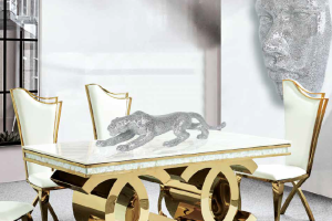 MESA COMEDOR ACERO CC Coco