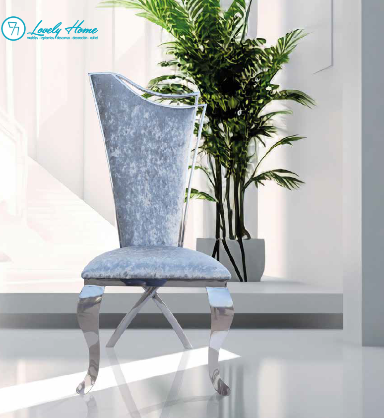 SILLA ACERO INOX Cora