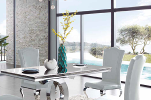 MESA COMEDOR ACERO Noemi