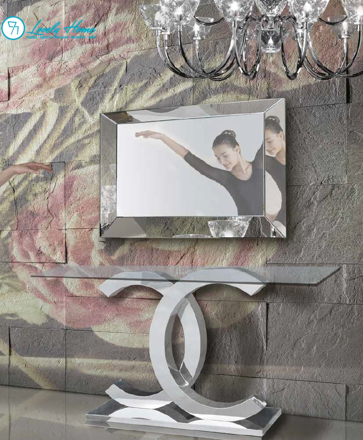 RECIBIDOR ACERO CROMADO Nora