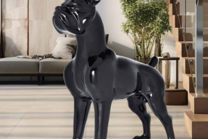 FIGURA BULDOG LACA NEGRO Buldog
