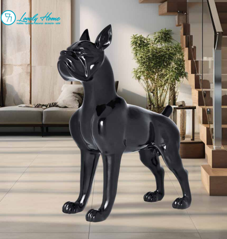 FIGURA BULDOG LACA NEGRO Buldog
