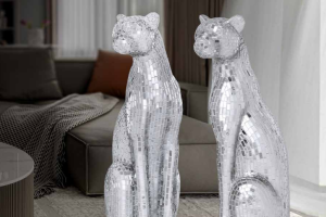 FIGURA PANTERA CRISTAL Tiger