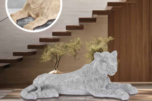 FIGURA PANTERA TUMBADA Panther