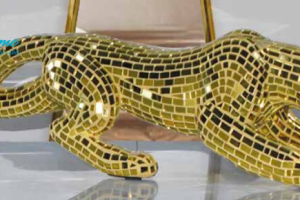 PANTERA MOSAICO ESPEJO Leopardo