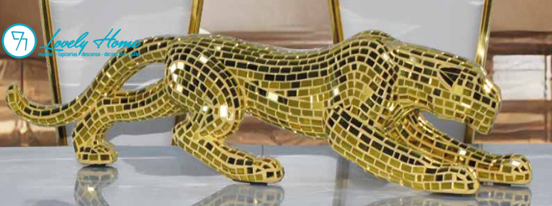 PANTERA MOSAICO ESPEJO Leopardo
