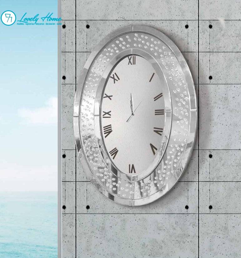 RELOJ DE ESPEJO Y CRISTAL Anaïs